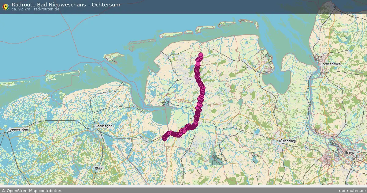 Radtour Bad Nieuweschans – Ochtersum