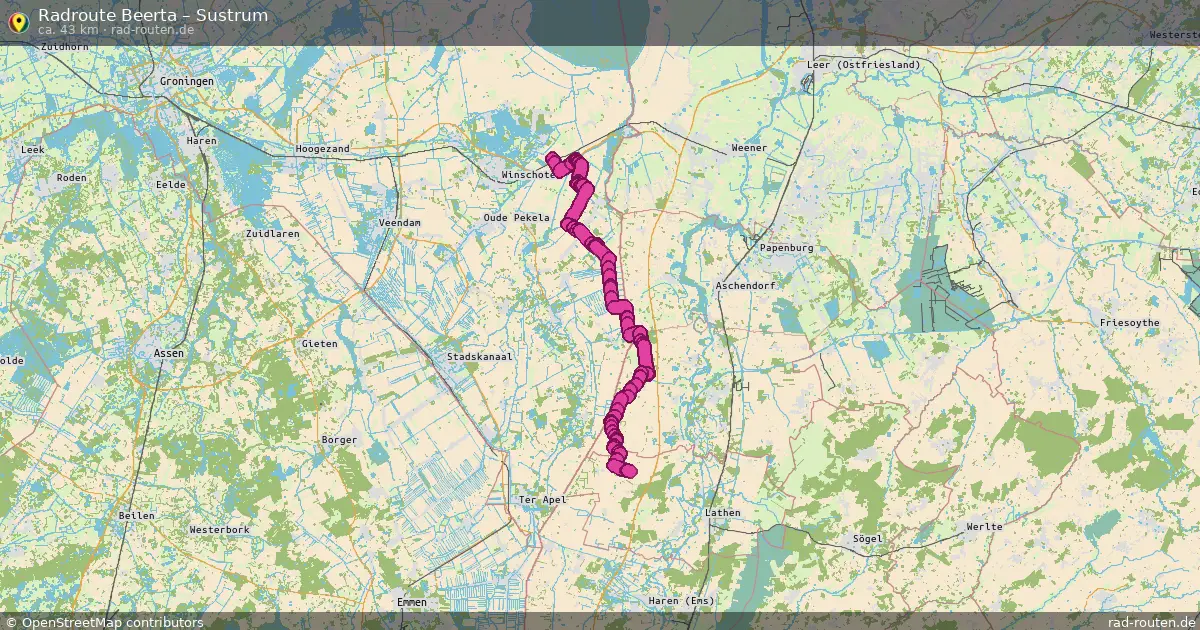 Radtour Beerta – Sustrum