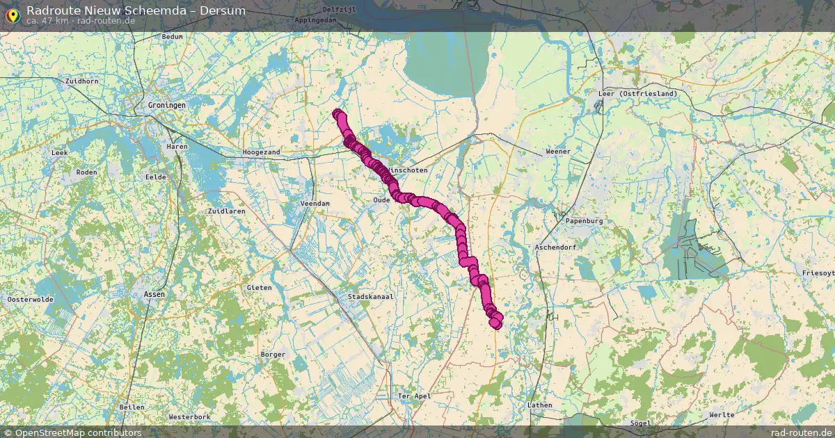 Radtour Nieuw Scheemda – Dersum