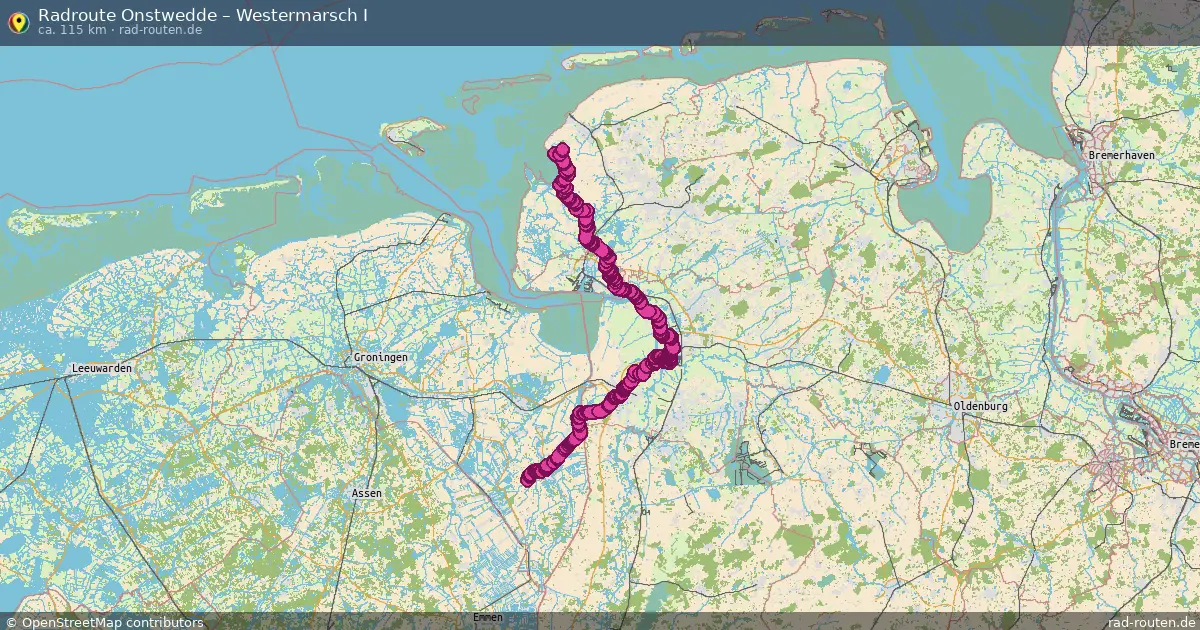 Radtour Onstwedde – Westermarsch I