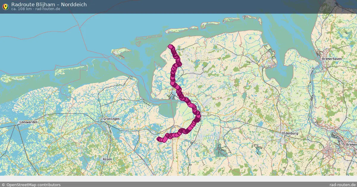 Radtour Blijham – Norddeich