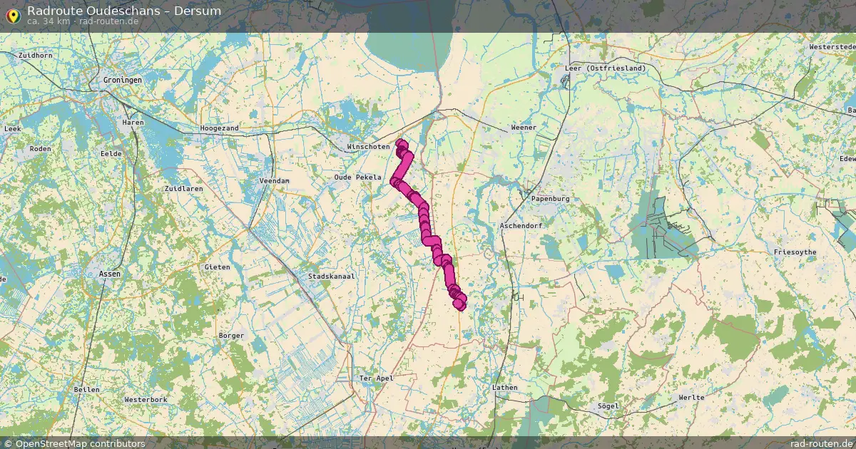 Radtour Oudeschans – Dersum