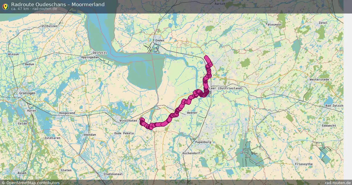 Radtour Oudeschans – Moormerland