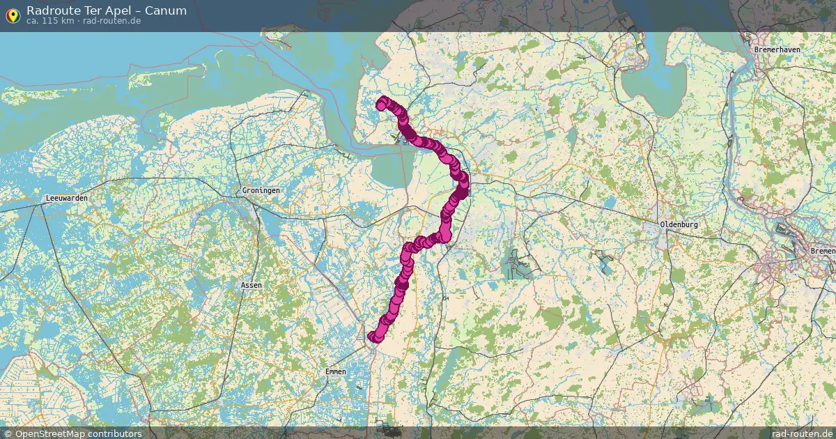 Radtour Ter Apel – Canum