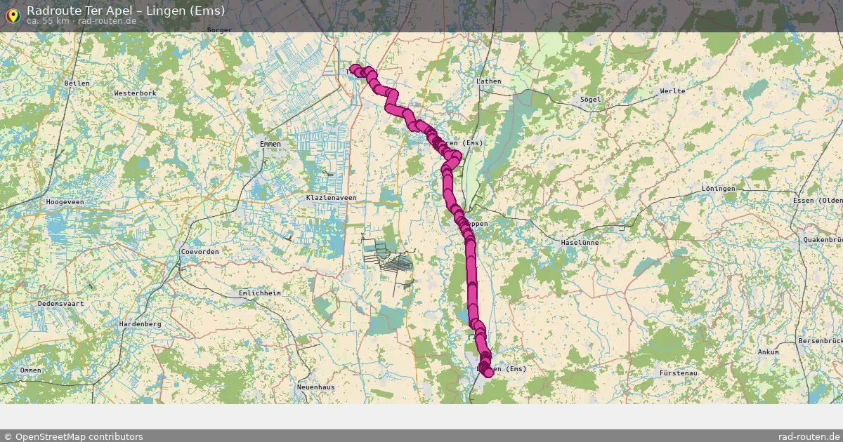 Radtour Ter Apel – Lingen (Ems)