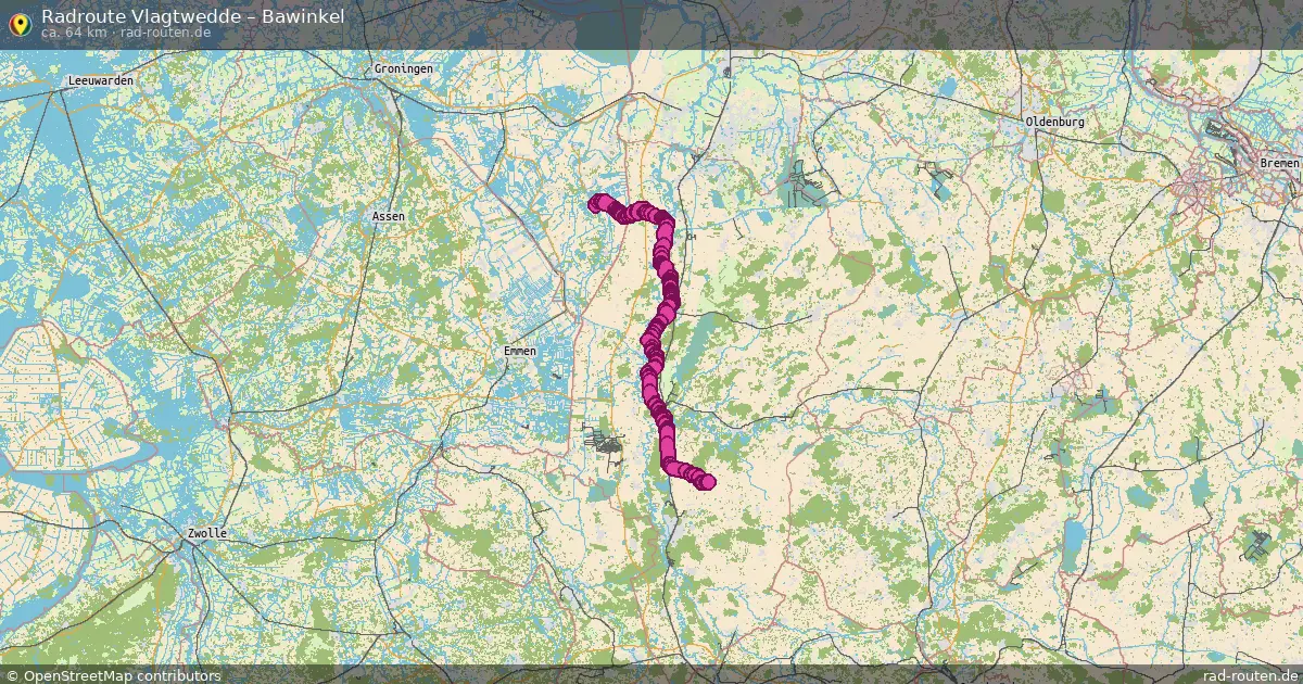 Radtour Vlagtwedde – Bawinkel