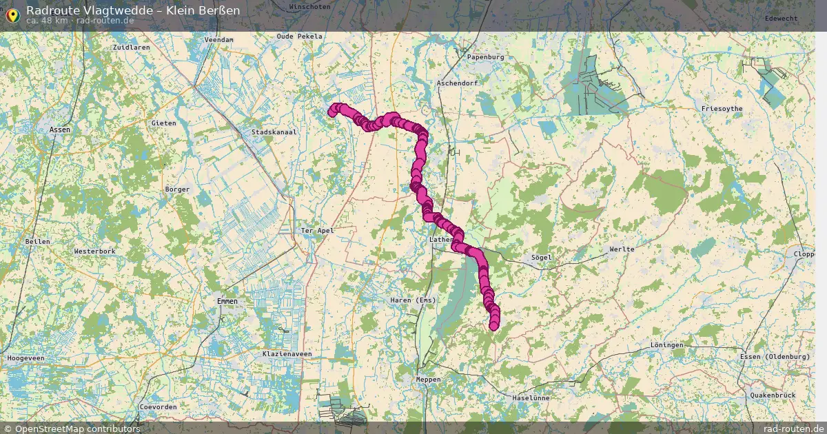 Radtour Vlagtwedde – Klein Berßen