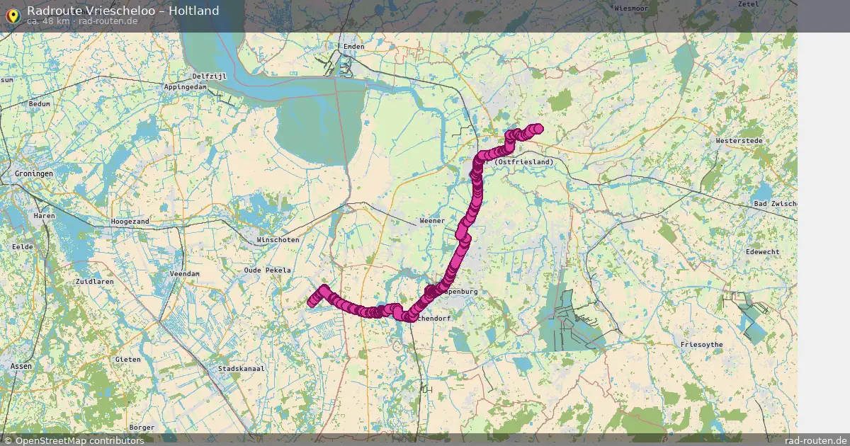 Radtour Vriescheloo – Holtland
