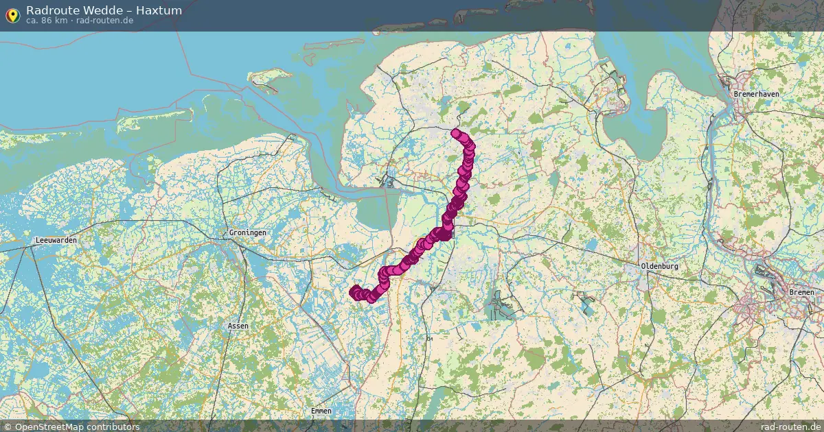 Radtour Wedde – Haxtum
