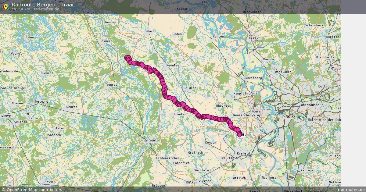 Radtour Bergen – Traar