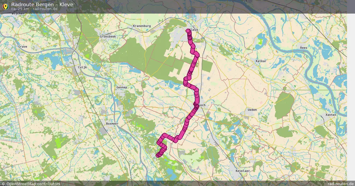 Radtour Bergen – Kleve