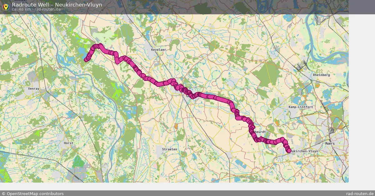 Radtour Well – Neukirchen-Vluyn