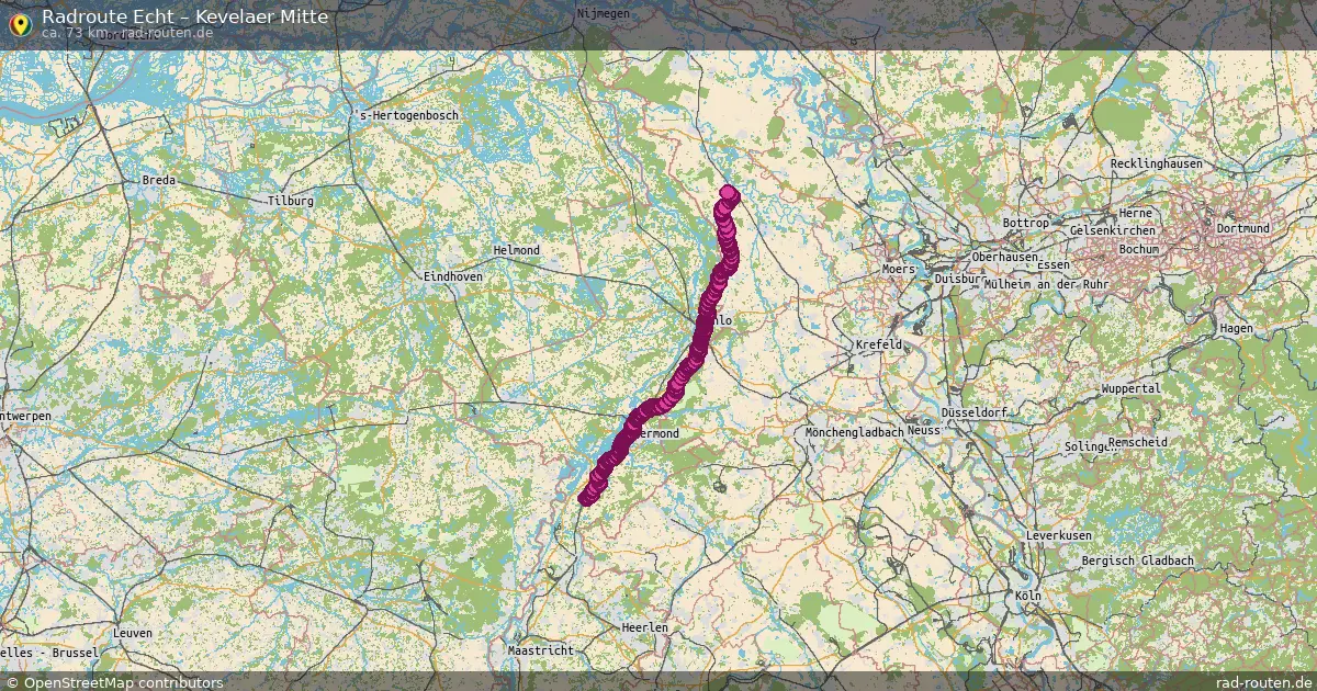 Radtour Echt – Kevelaer Mitte