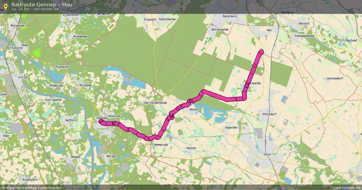 Radtour Gennep – Hau
