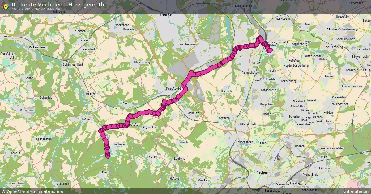 Radtour Mechelen – Herzogenrath