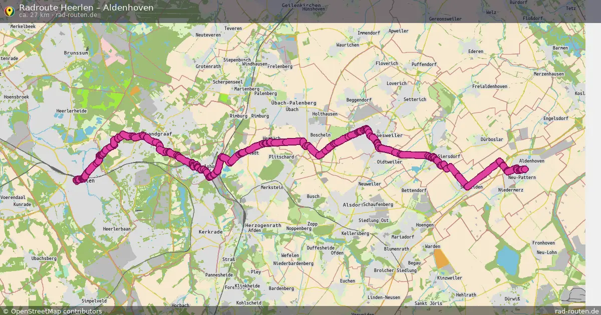 Radtour Heerlen – Aldenhoven