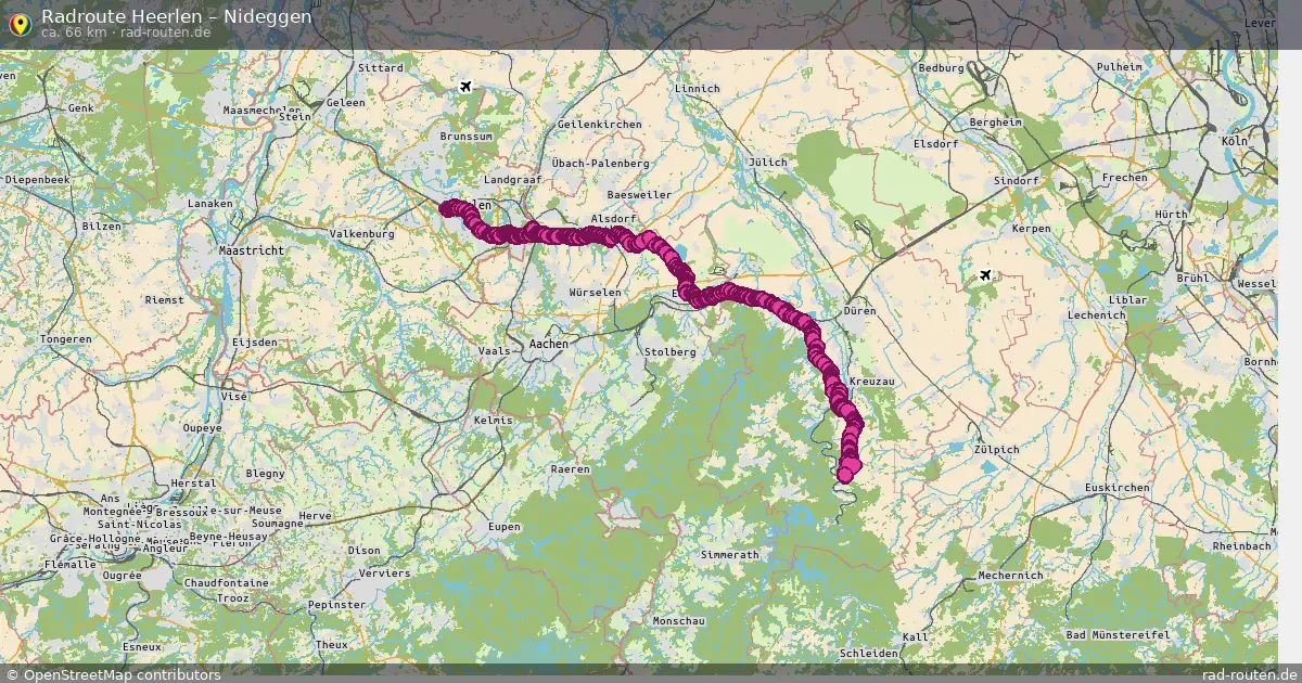 Radtour Heerlen – Nideggen