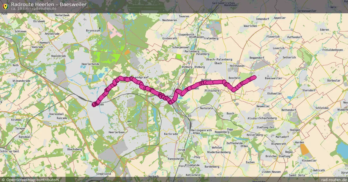 Radtour Heerlen – Baesweiler