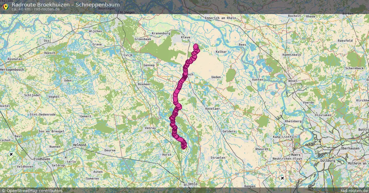 Radtour Broekhuizen – Schneppenbaum