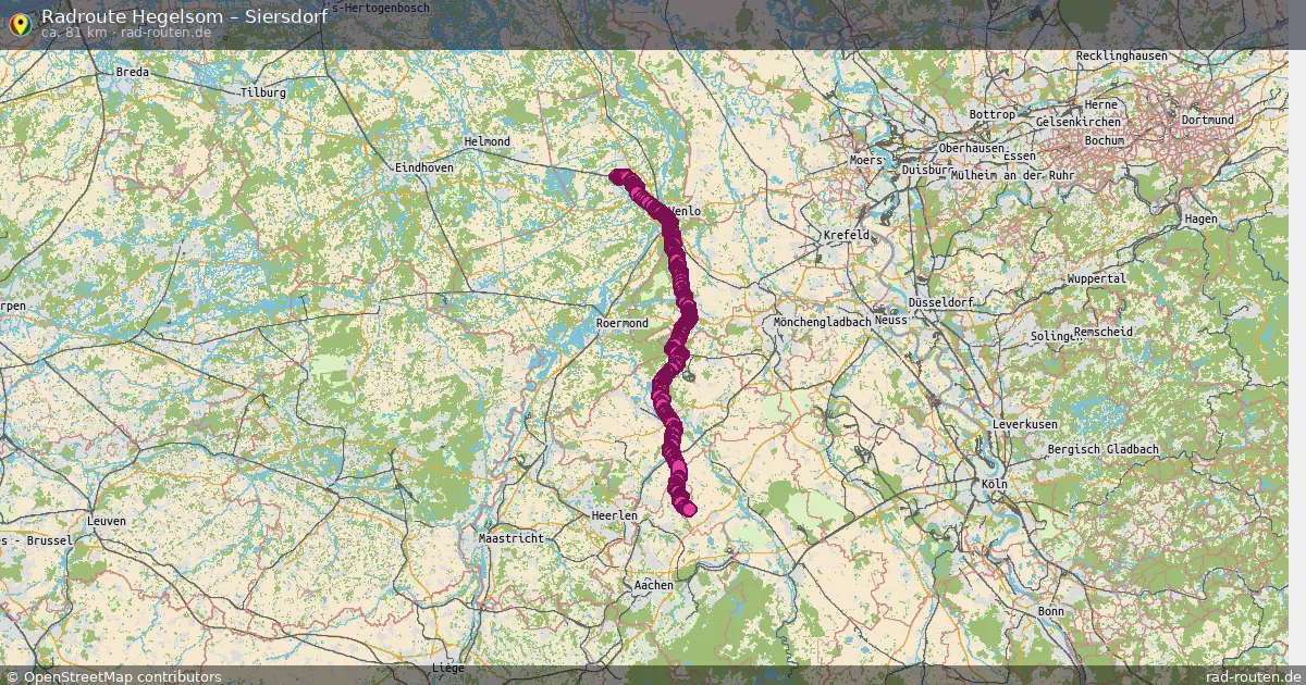 Radtour Hegelsom – Siersdorf