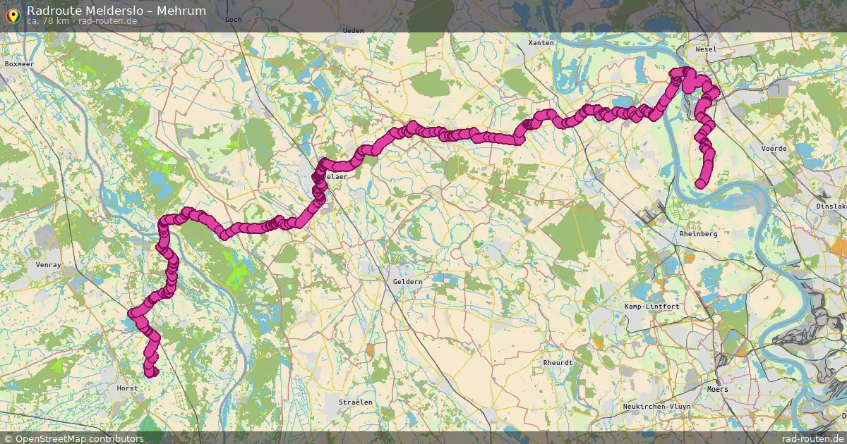 Radtour Melderslo – Mehrum