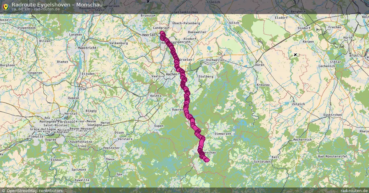 Radtour Eygelshoven – Monschau