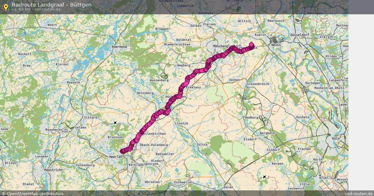 Radtour Landgraaf – Büttgen