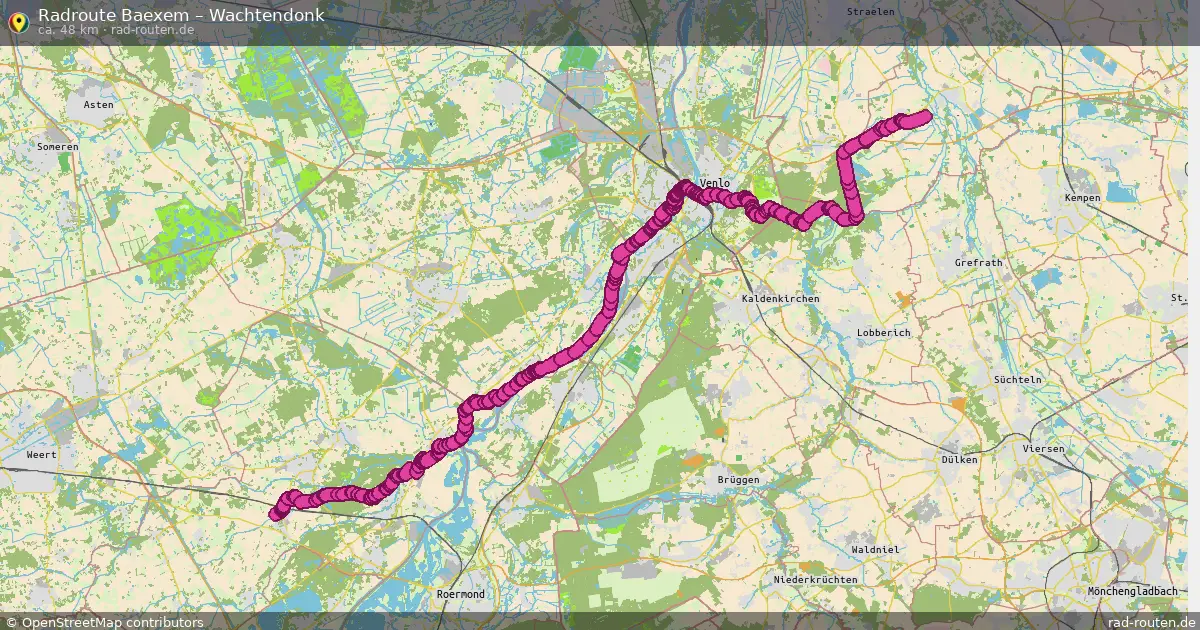 Radtour Baexem – Wachtendonk