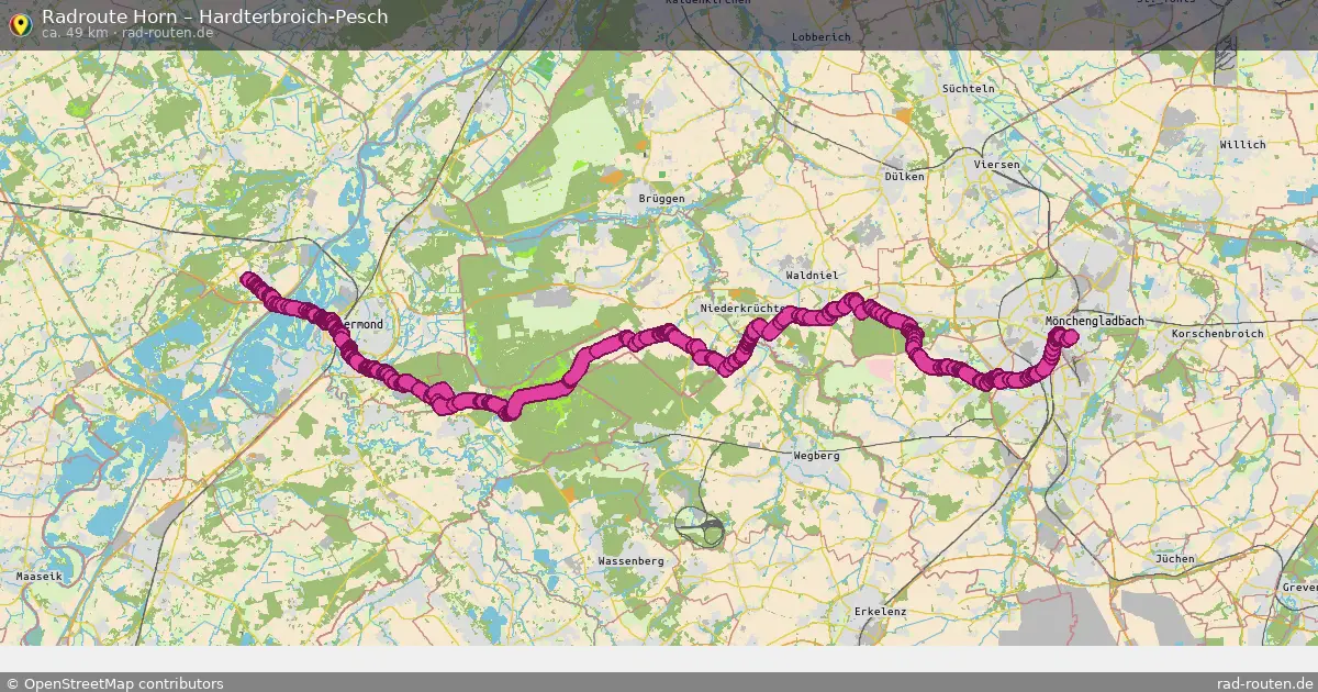 Radtour Horn – Hardterbroich-Pesch