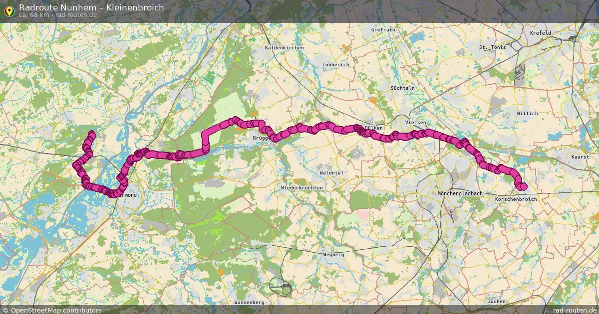 Radtour Nunhem – Kleinenbroich