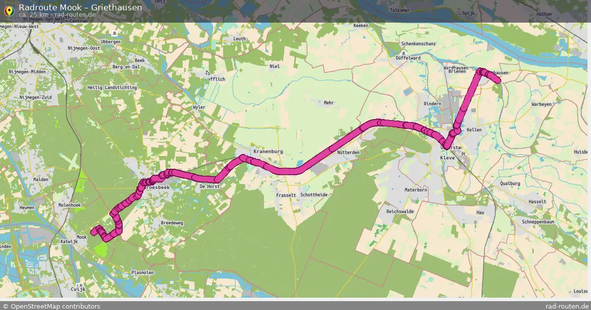 Radtour Mook – Griethausen