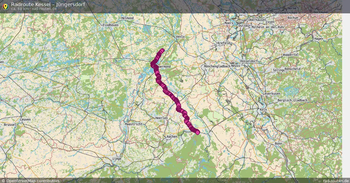 Radtour Kessel – Jüngersdorf
