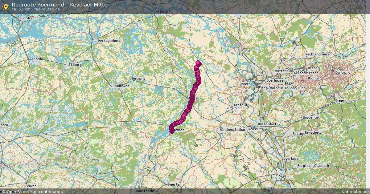 Radtour Roermond – Kevelaer Mitte