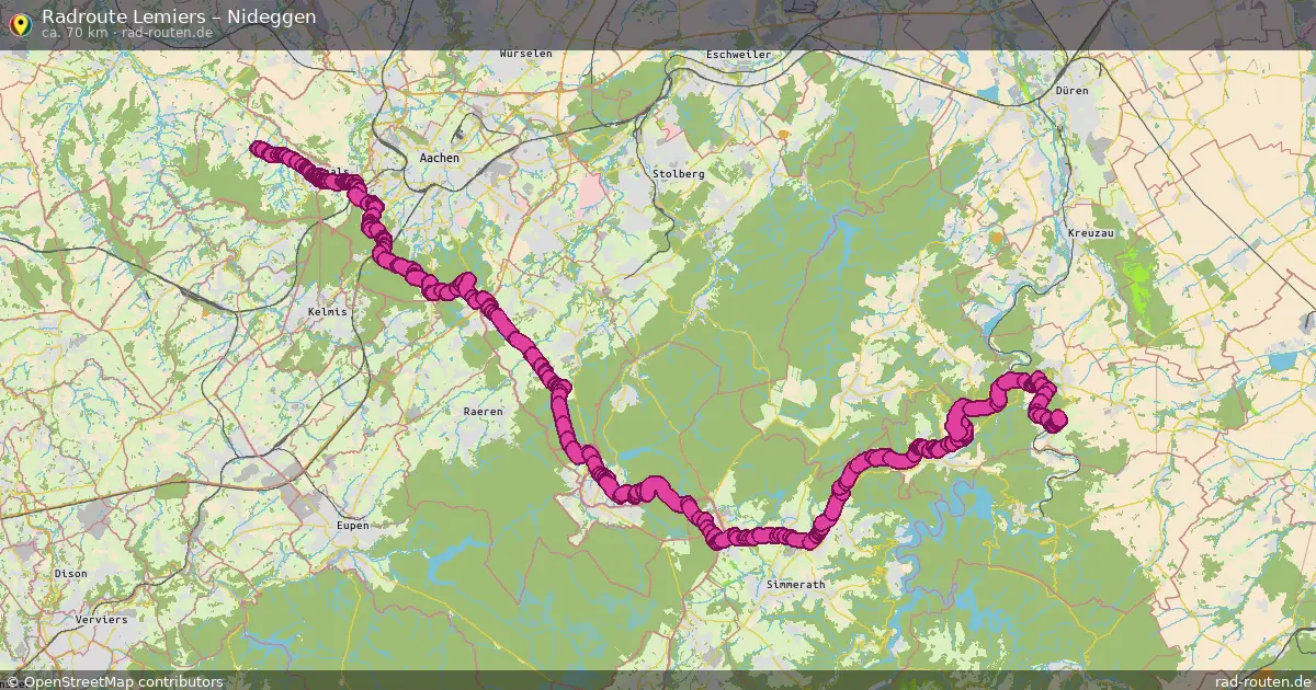 Radtour Lemiers – Nideggen