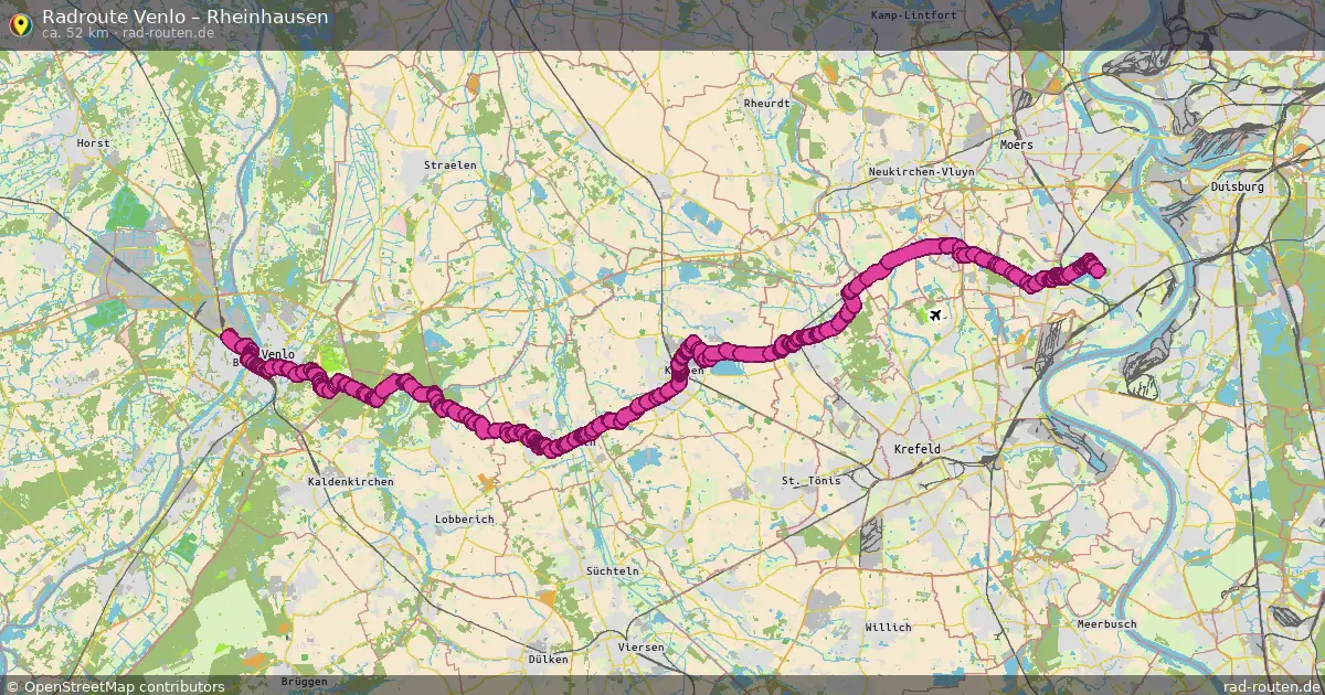 Radtour Venlo – Rheinhausen