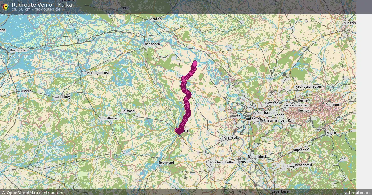 Radtour Venlo – Kalkar