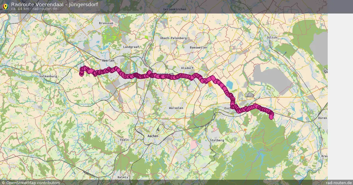 Radtour Voerendaal – Jüngersdorf