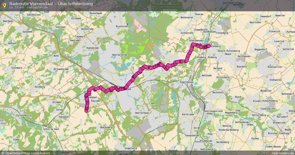 Radtour Voerendaal – Übach-Palenberg