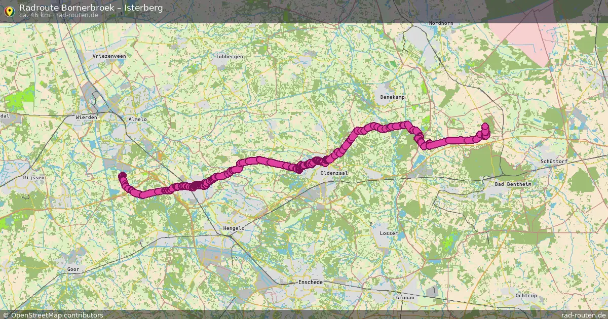 Radtour Bornerbroek – Isterberg