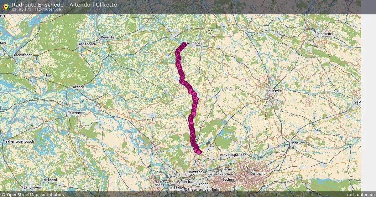 Radtour Enschede – Altendorf-Ulfkotte