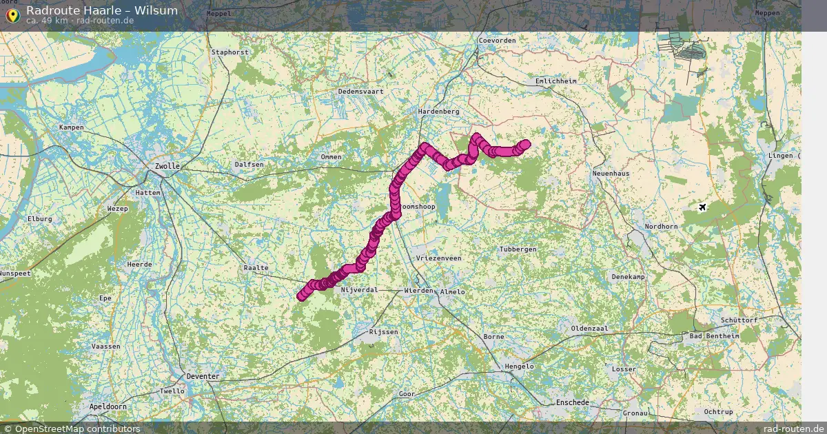 Radtour Haarle – Wilsum