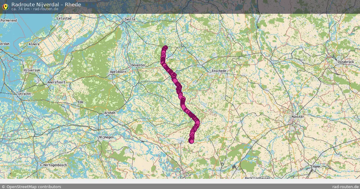 Radtour Nijverdal – Rhede