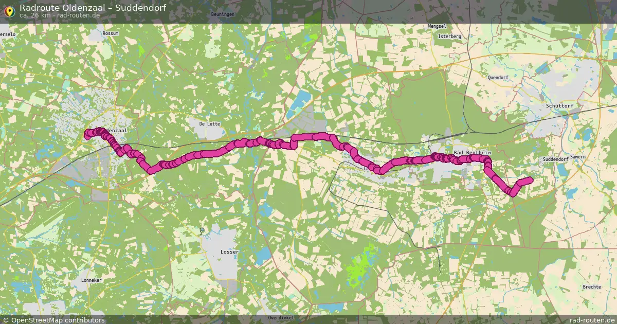 Radtour Oldenzaal – Suddendorf
