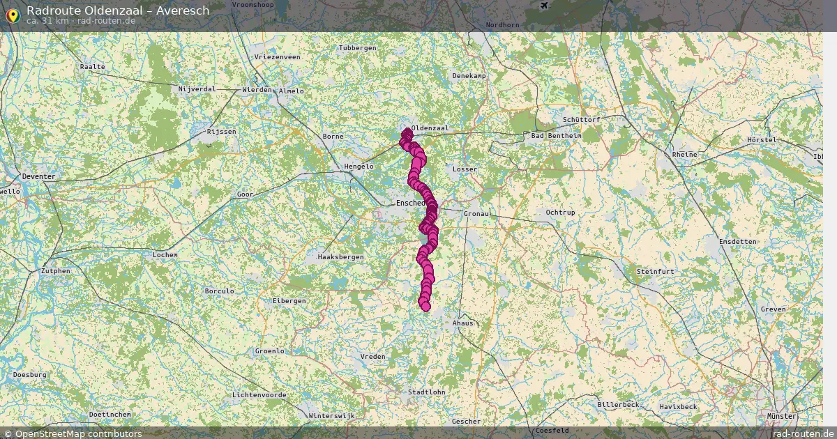 Radtour Oldenzaal – Averesch