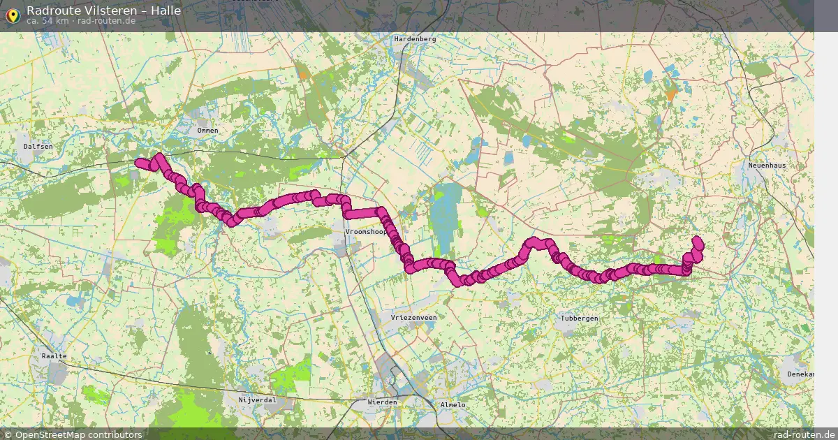 Radtour Vilsteren – Halle