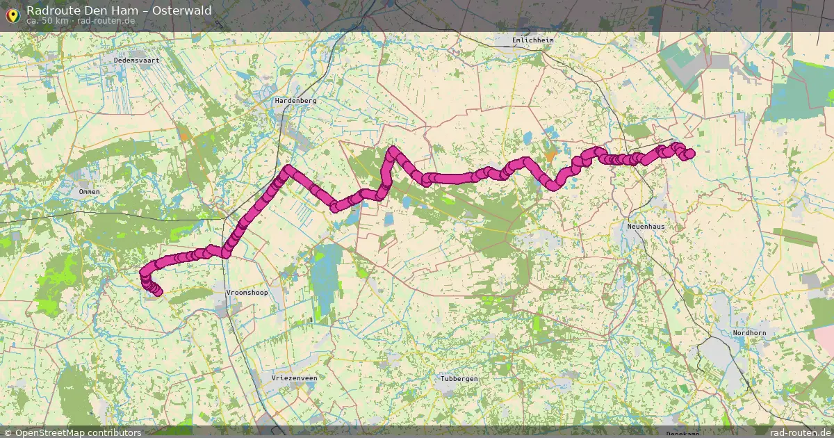 Radtour Den Ham – Osterwald