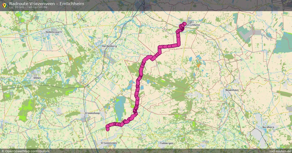 Radtour Vriezenveen – Emlichheim