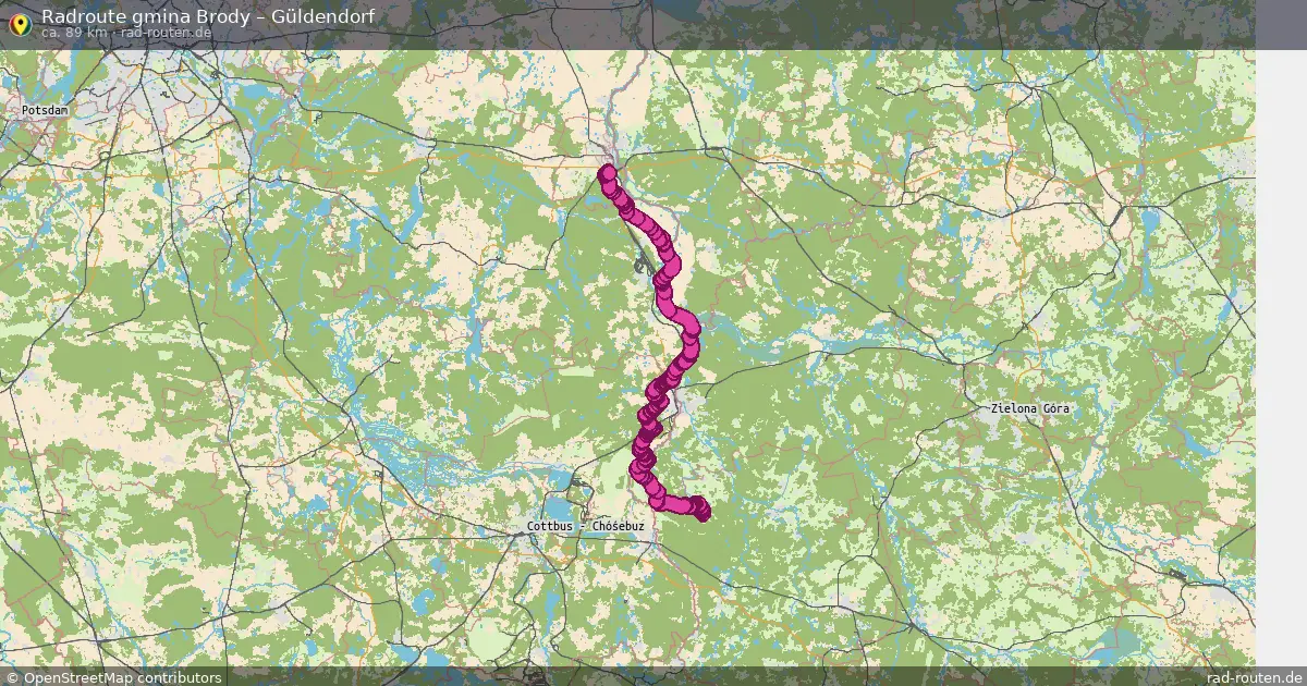 Radtour Gmina Brody – Güldendorf