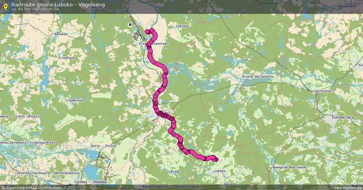 Radtour Gmina Lubsko – Vogelsang
