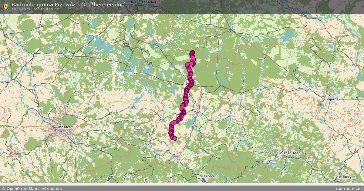 Radtour Gmina Przewóz – Großhennersdorf